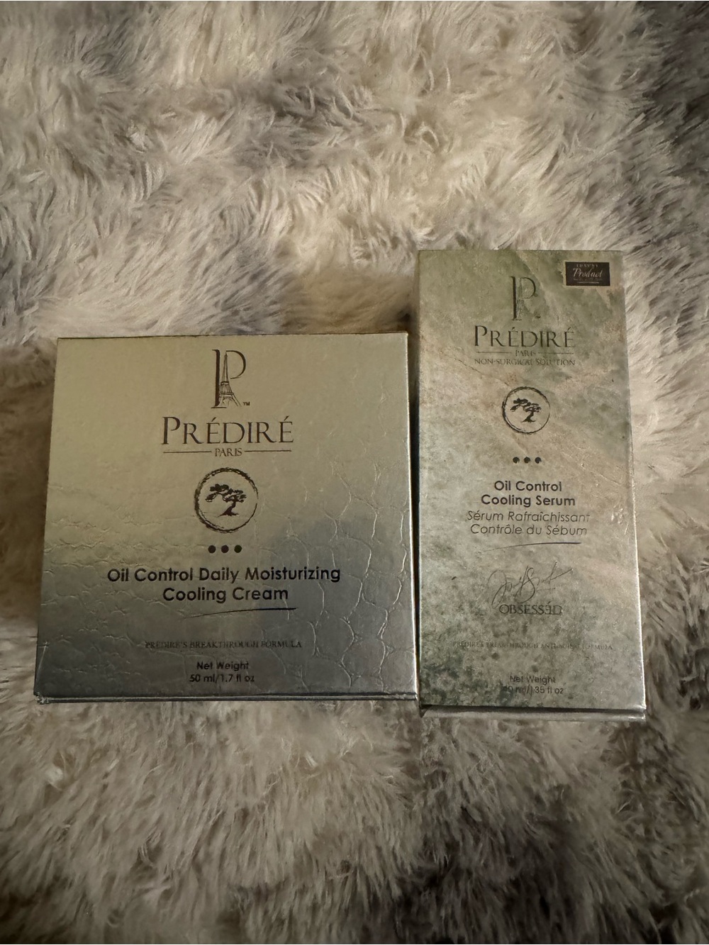 Oil Control Daily Moisturizing Cooling Cream and Oil Control Cooling SerumSilver